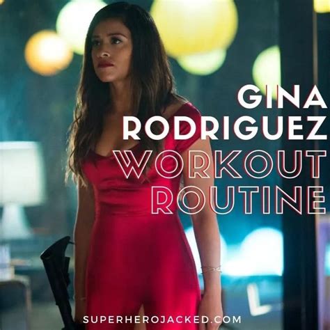 gina rodriguez workout routine